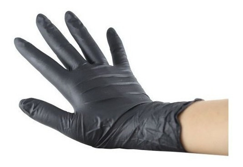 Caja 100 Guantes Nitrilo Negros Profesionales