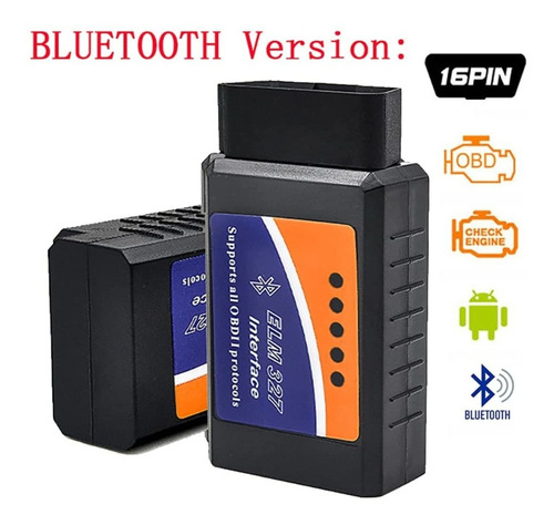 Scanner Auto Scaner Multimarca Bluetooth Obd2 Elm327 Torque 