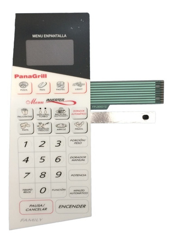 Panel Membrana De Microondas Panasonic 