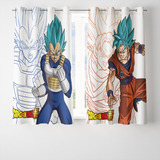 Cortina Decorativa Tema Dragon Ball Z 3x1,80