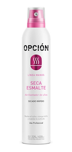 Opcion Seca Esmalte X 420ml Manicuria Secado Rapido