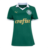 Camiseta Palmeiras Feminina Torcedor Home Jersey 24/25 