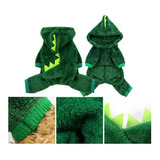 Roupa Fantasia Pet Cachorro Gato Dinosauro Frio Capuz Fofo