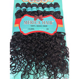 Cabelo Orgânico Cacheado Flora- Merica Hair 1pct 300grs 