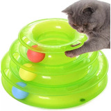 Juguete Interactivo Para Gato Tres Niveles 