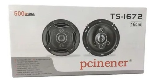 Parlantes Pcinener Ts-1672 16cm 500w