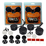 4 Mini Tweeter Piezo 600w Kit Porta Coluna Painel