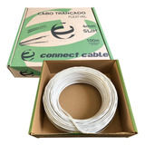 Kit C/3 Cabo Coaxial Bipolar 4mm 100m Slim Cftv Trançado Br