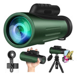 Telescopio Monocular De 12 X 50 De Alta Potencia Para Adulto