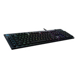 Teclado Logitech G815 Rgb & Lightsync Mecanico  Black