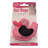 Juguete Gatos Pato Peluche Suave 10cm + Catnip Hierba Millex