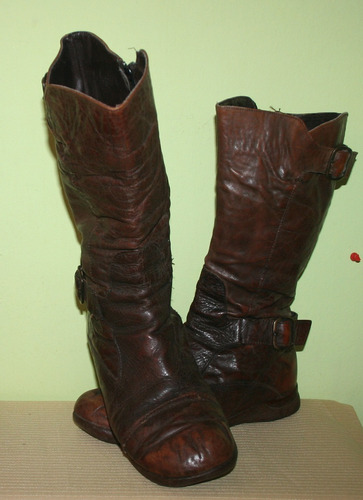 Botas De Cuero Sybilla Nº 36