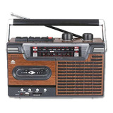 Radio Retro De Cassette Audio Pro
