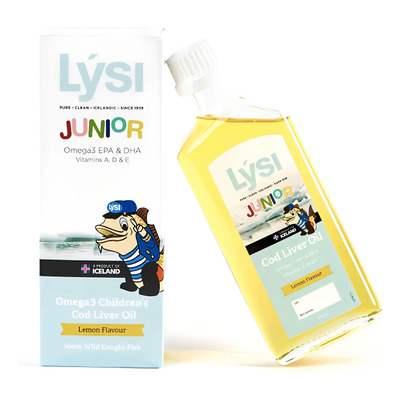 Pack 2 Lýsi Omega 3 Aceite Hígado Bacalao Sabor Limón 240ml Niños | MercadoLibre