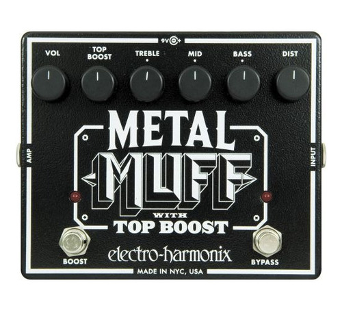 Pedal Electro Harmonix Metal Muff Top Boost - Imperdível!