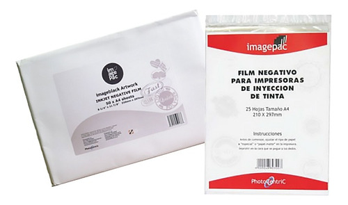 Film Negativo Inkjet A4 Imagepac Para Timbres