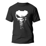 Polera Estampada The Punisher Ambos Lados