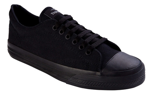 Zapatilla Topper Derby Lona Negro Monochrome Unisex