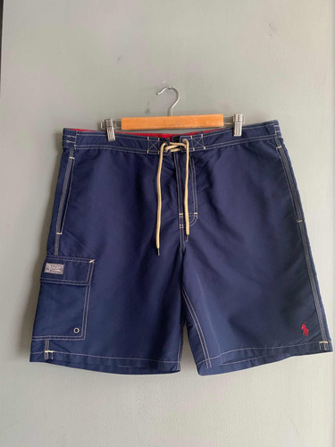 Short Para Hombre Polo Ralph Lauren Talla L Azul Marino !!!