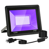 Luz Negra Uv De 120w 144 Led, Ip66 Impermeable, Ilumina...