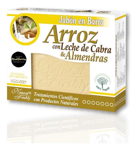 Jabón En Barra Arroz Con Leche De Cabra - g a $133