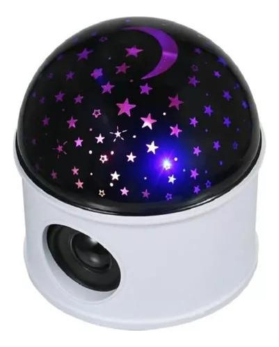 Lampara Proyectora Luna Y Estrellas Con Parlante Bluetooth 