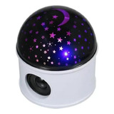 Lampara Proyectora Luna Y Estrellas Con Parlante Bluetooth 