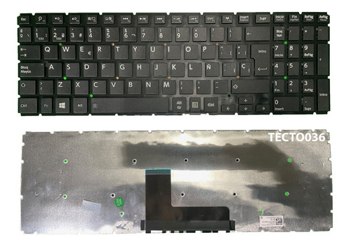 Teclado Toshiba L50-b L50d-b L50t-b C55-c L55d-b P55w Españo