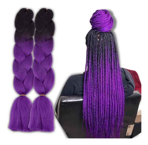 Jumbo Super X 400g Cabelo Sintético Jumbão Tranças Boxbraids