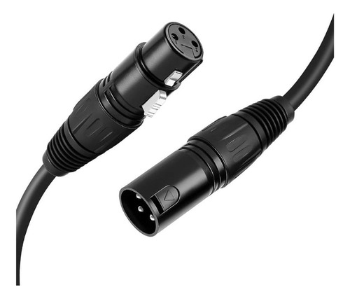 Cable Para Microfono O Luces Dmx Canon Uso Rudo De 5 Metros