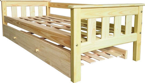 Diván Cama Estilo Griego Con Carricama En Madera Pino