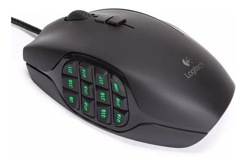 Mouse Logitech Gamer 20 Botones 8200 Dpi Retroiluminacion