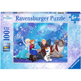 Rompecabezas Ravensburger Frozen El Encanto Del Hielo 100 Piezas Xxl 6+