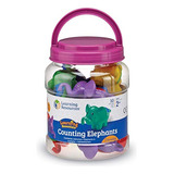 Learning Resources Counting Elephants, Set Of 10,multi-color