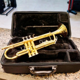 Trompete Yamaha Ytr 3335 (usado) Com Bocal Novo Bach 7c