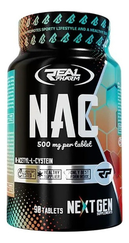 N-acetyl Cysteine Nac 500mg 90 Tabs - Real Pharm