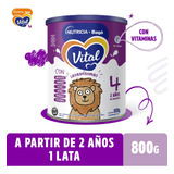 Leche En Polvo Vital 4 Lata Nutricia Bago X 800 Gr