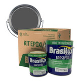 Tinta Epóxi Para Banheiro E Cozinha 3,6l Kit Solvente Branco