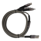 Cable De Carga Múltiple Typec 3 En 1, Cargador De 3 A Tipo C