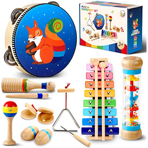 Instrumentos Musicales De Madera Bebés Y Niños, Jugue...