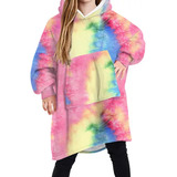 Sudadera De Color Liso Lazy Blanket Para Niños Outdoor Fu