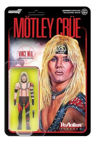 Motley Crue Reaction Vince Neil (shout At The Devil) Super 7