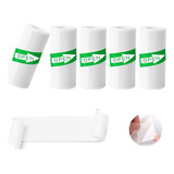 5 Rollos Papel Adhesivo Térmico Para Mini Impresora 58mm