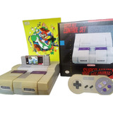 Super Nintendo Fat Original + Controle Original + Caixa + Cartucho + Pôster (completo)