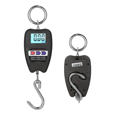 B¡scula Balanza Colgante Ganchodigital Lcd Portátil 200kg | MercadoLibre