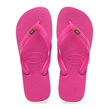 Ojotas Havaianas Brasil Fc Mujer Original Rosa