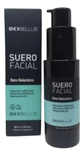 Suero Facial Biobellus Nano Hialurónico Anti Age Piel 30cc 