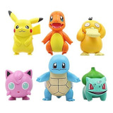 Colección De 6 Figuras Pokemon Pikachu Muñecos Atrapalos!