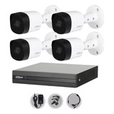 Kit Seguridad 4 Cámaras Infra Dahua Cctv Dvr 4ch Full Hd P2p