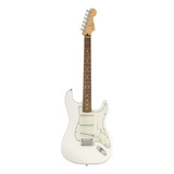 Guitarra Eléctrica Fender Player Stratocaster De Aliso 2010 Polar White Brillante Con Diapasón De Granadillo Brasileño